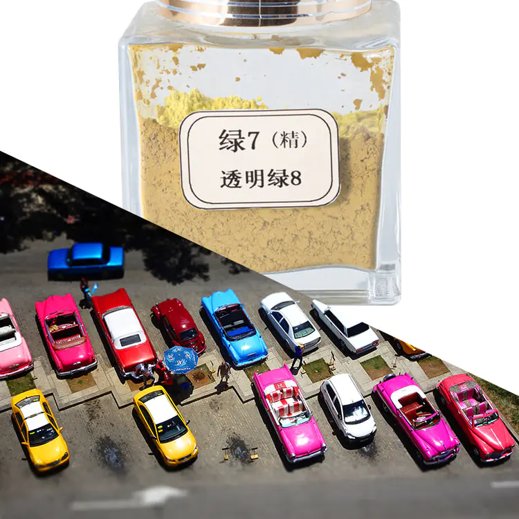 TeYan Oil-Soluble Dye [Transparent Green 8 (Fine)] Plastic Dye Transparent Green 8 (Fine) 